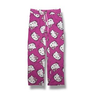 Hello Kitty Women's Pink PJ Pants Size Medium